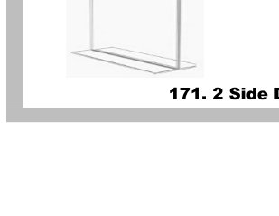 2 Side Display Stand T Shape A4 -12*8 INCH
